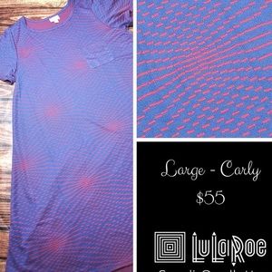 LuLaRoe Carly Swing Dress  - Large